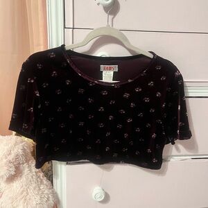 Vintage Floral Crop Top